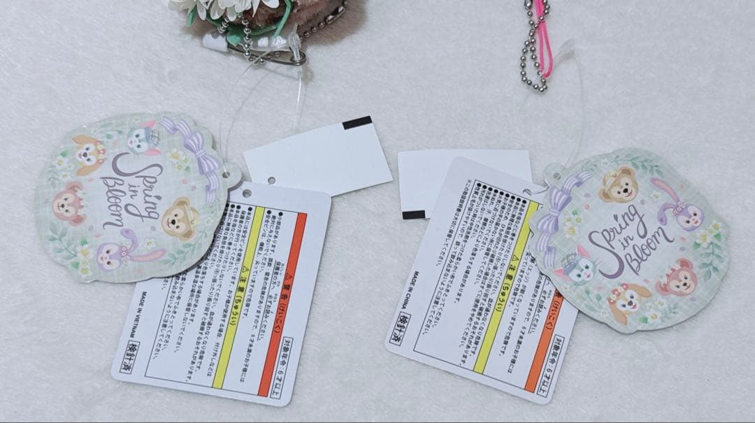 お顔厳選 シェリーメイ スプリングインブルーム ぬいぐるみバッジ ストラップ