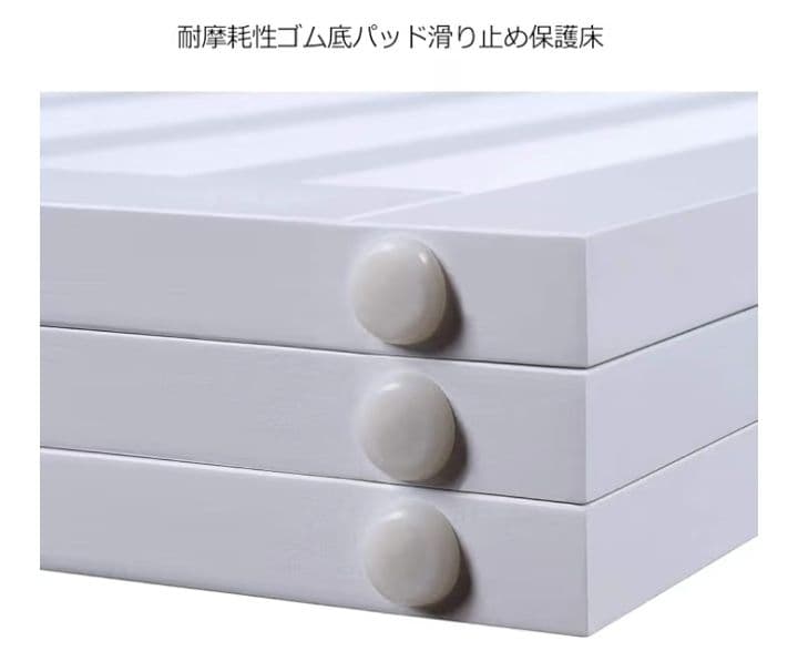 unipaws ペットゲート 木製 折りたたみ式 フェンス ホワイト つ321