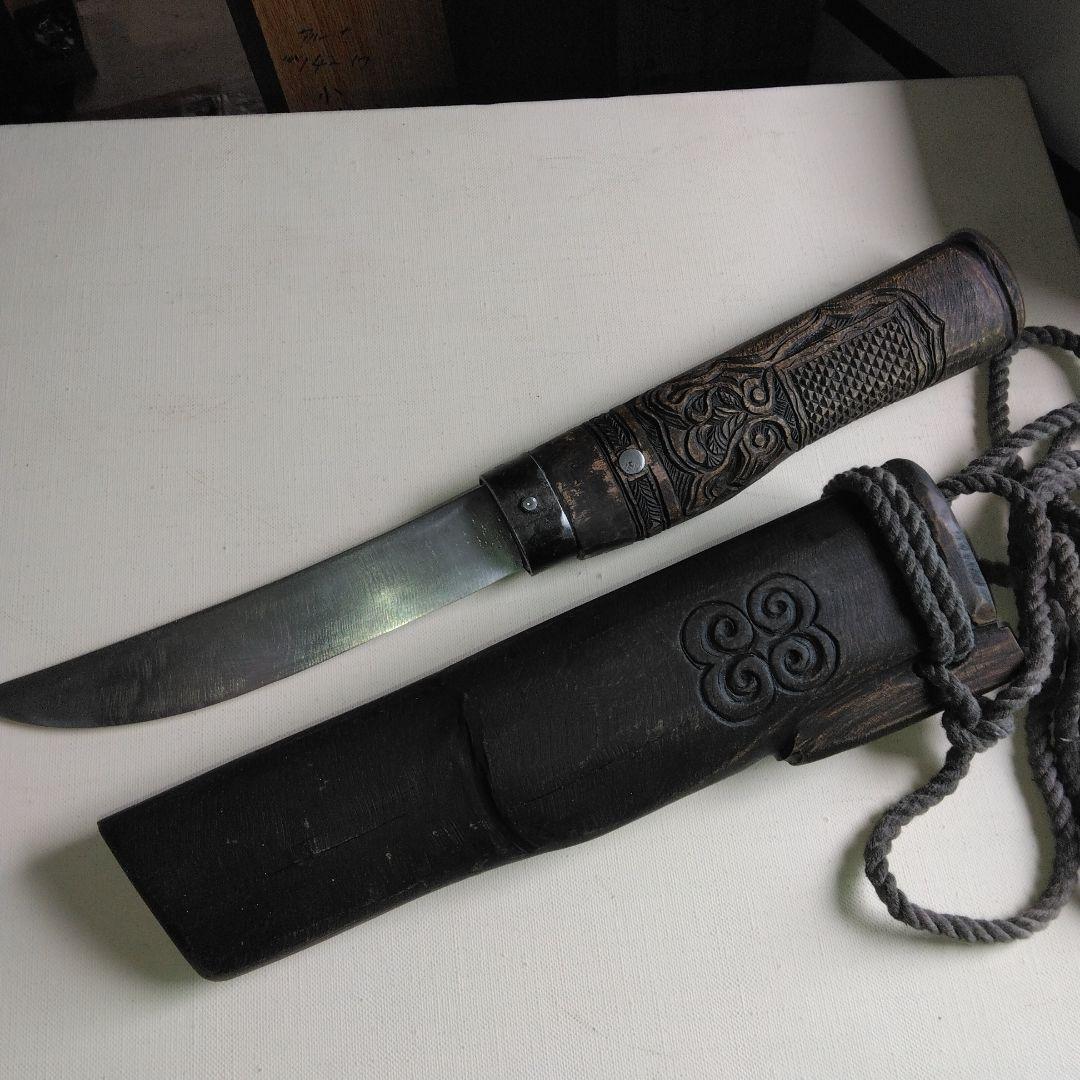 アイヌマキリ　タシロ　山刀骨董