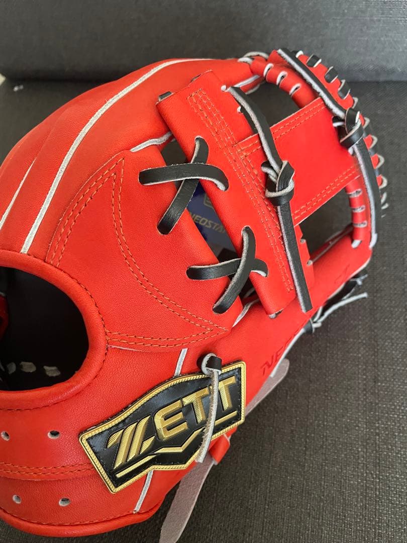 【新品】ZETTネオステイタスvl 少年軟式用グローブ