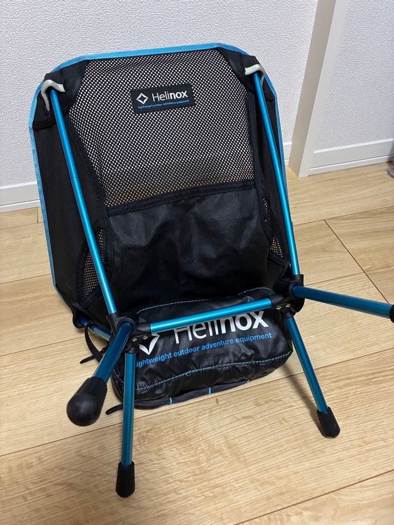 Helinox ヘリノックス チェア ブラック/ブルー