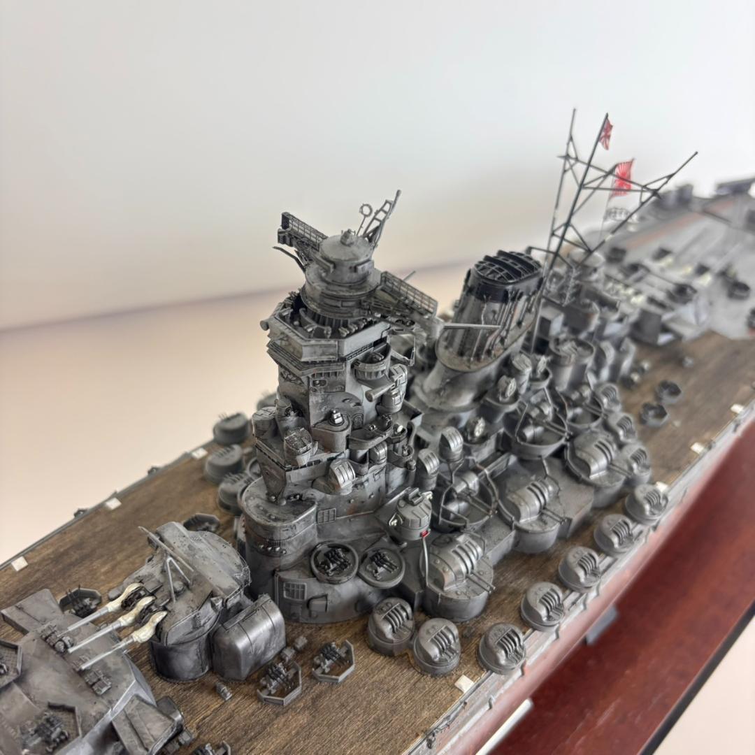 タミヤ 1/350 戦艦大和 完成品 クリアケース付き