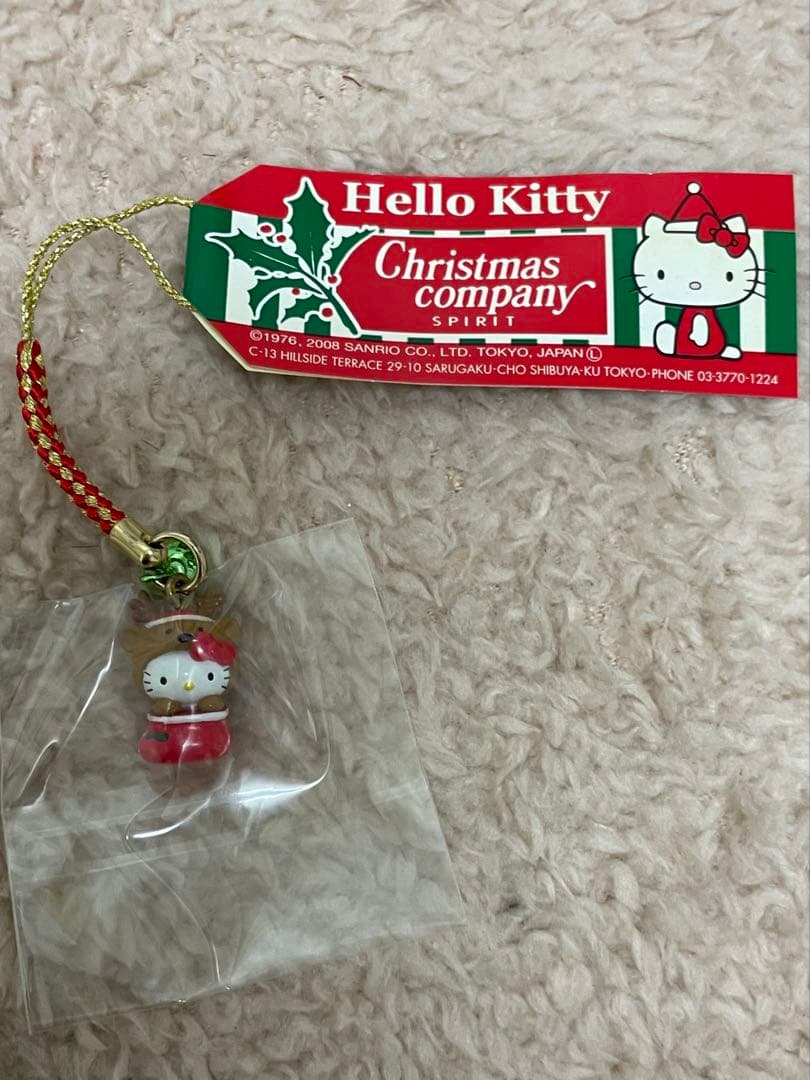 合*3様 レア！ハローキティ クリスマスカンパニー根付け　2個セット