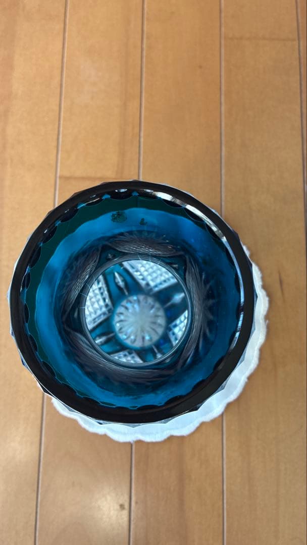 【新品未使用】ボヘミア クリスタル ボヘミアングラス　花瓶