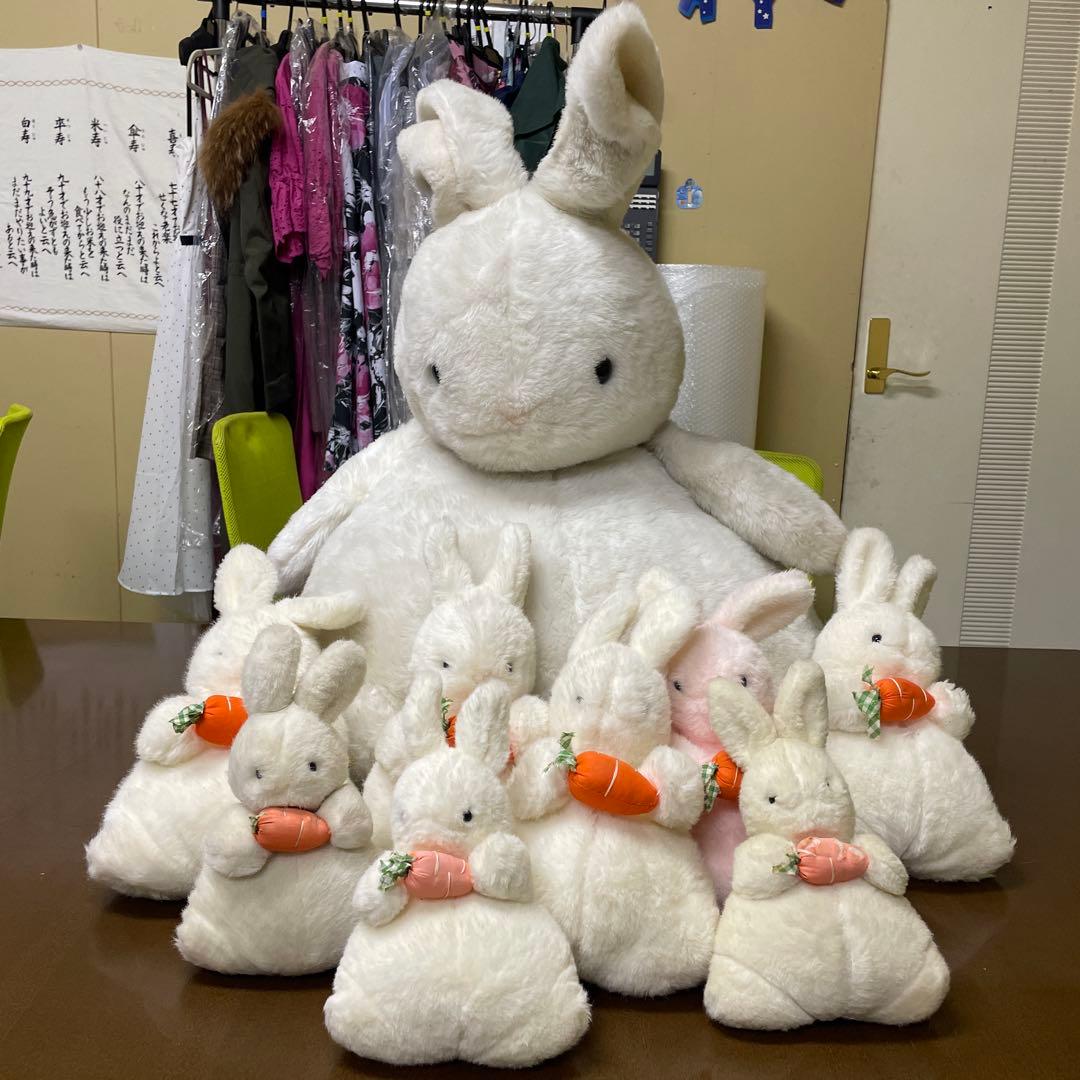 セキグチ　にんじんうさぎ　9体