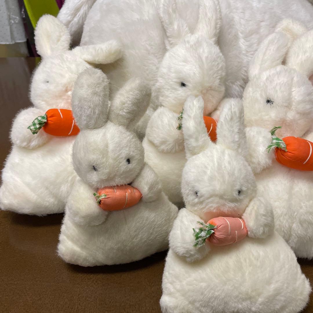 セキグチ　にんじんうさぎ　9体