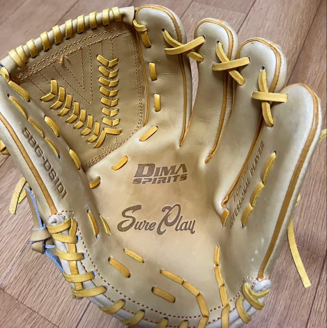 未使用品　シュアプレイ　硬式　投手用グローブ