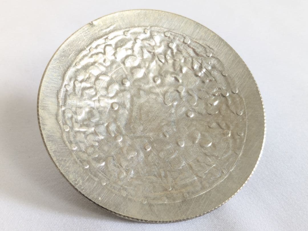 アンティーク ロシア製シルバー コンポート皿 花型 装飾皿 工芸品 小物入れ