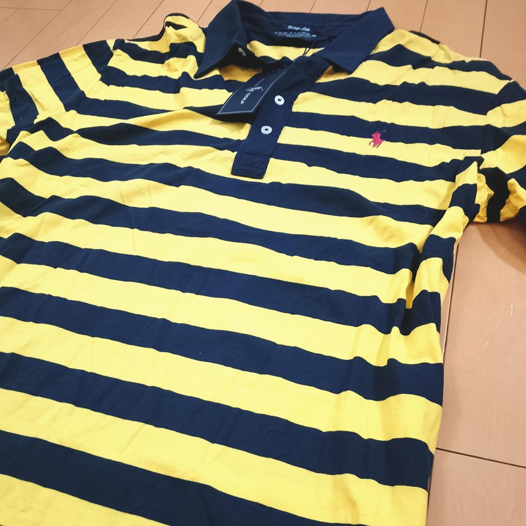 新品 未使用 Polo Golf 大きいサイズXLサイズ ストライプポロシャツ