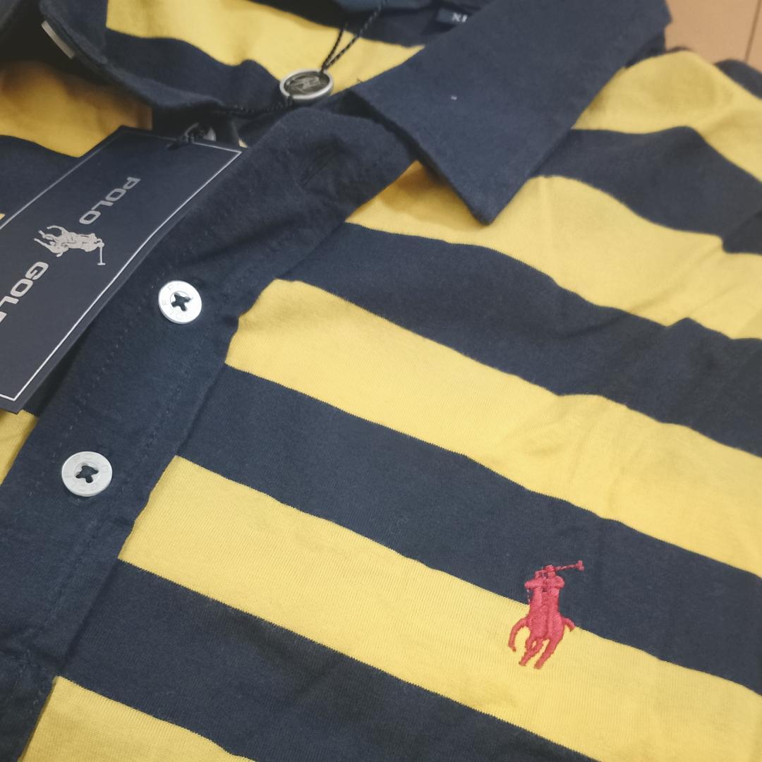 新品 未使用 Polo Golf 大きいサイズXLサイズ ストライプポロシャツ