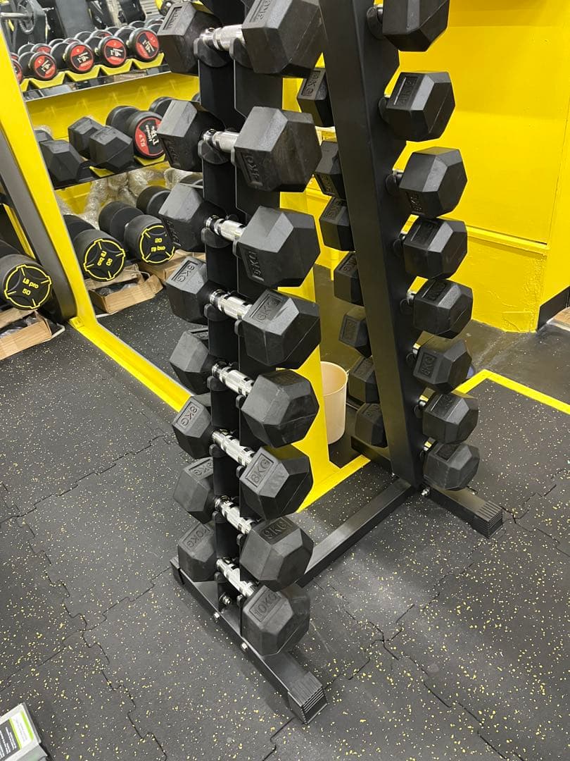 ラック&ヘックスダンベル　1kgから10kg