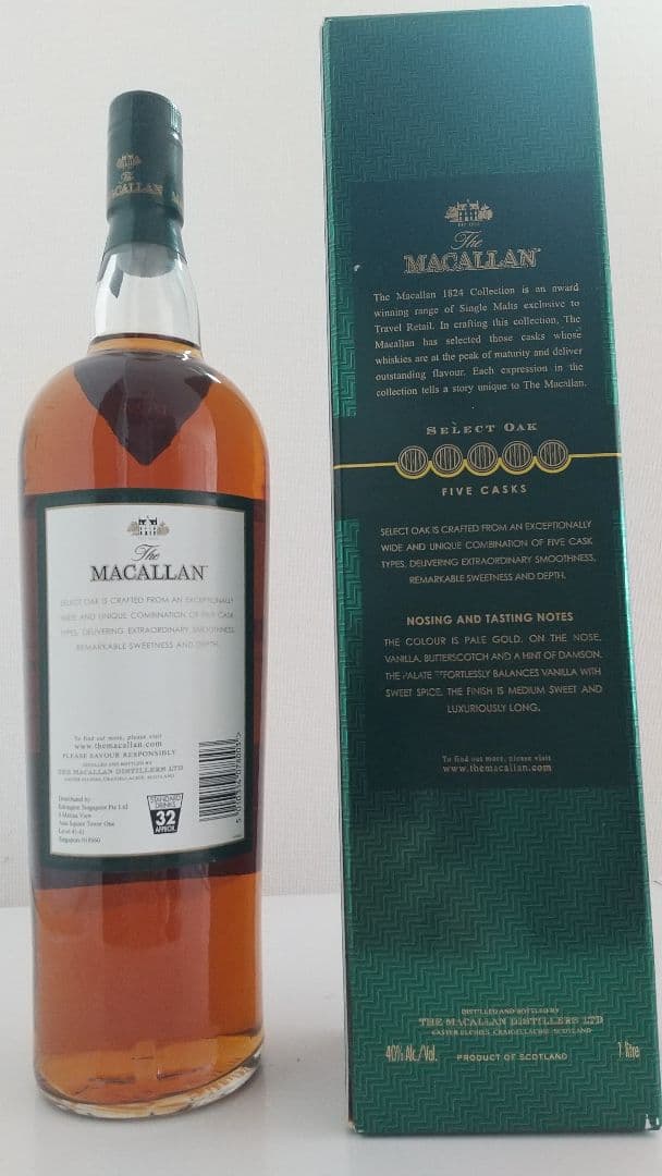 ❲未開栓❳ マッカラン セレクト オーク 1000ml 40度