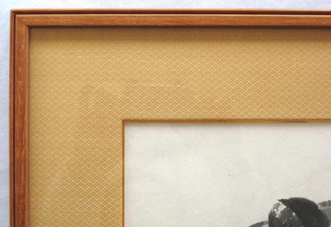 た*ん様 【真筆】穐月 明◆扇鉢の椿　額 ４号 共シール・黄袋・タトウ箱付