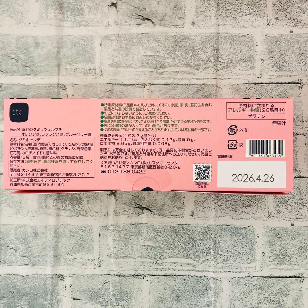 グミッツェル（6個）5箱　グミッツェルプチ1箱　ヒトツブカンロ　24時間以内発送