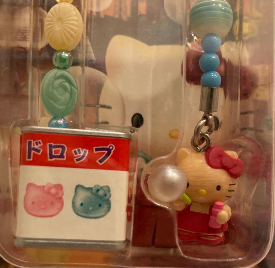 ハローキティ 夕焼けはろうきていレトロシリーズ　ショートストラップ 2個セット