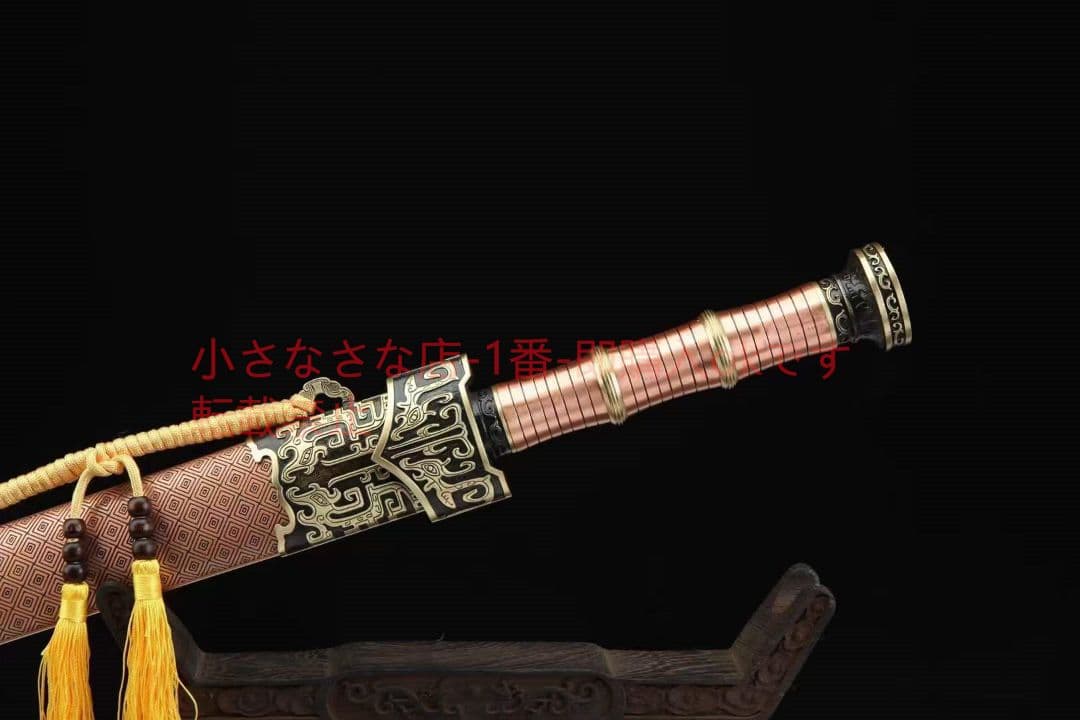 古兵器   武具　刀装具　日本刀　模造刀 紫銅鞘-南越神剣