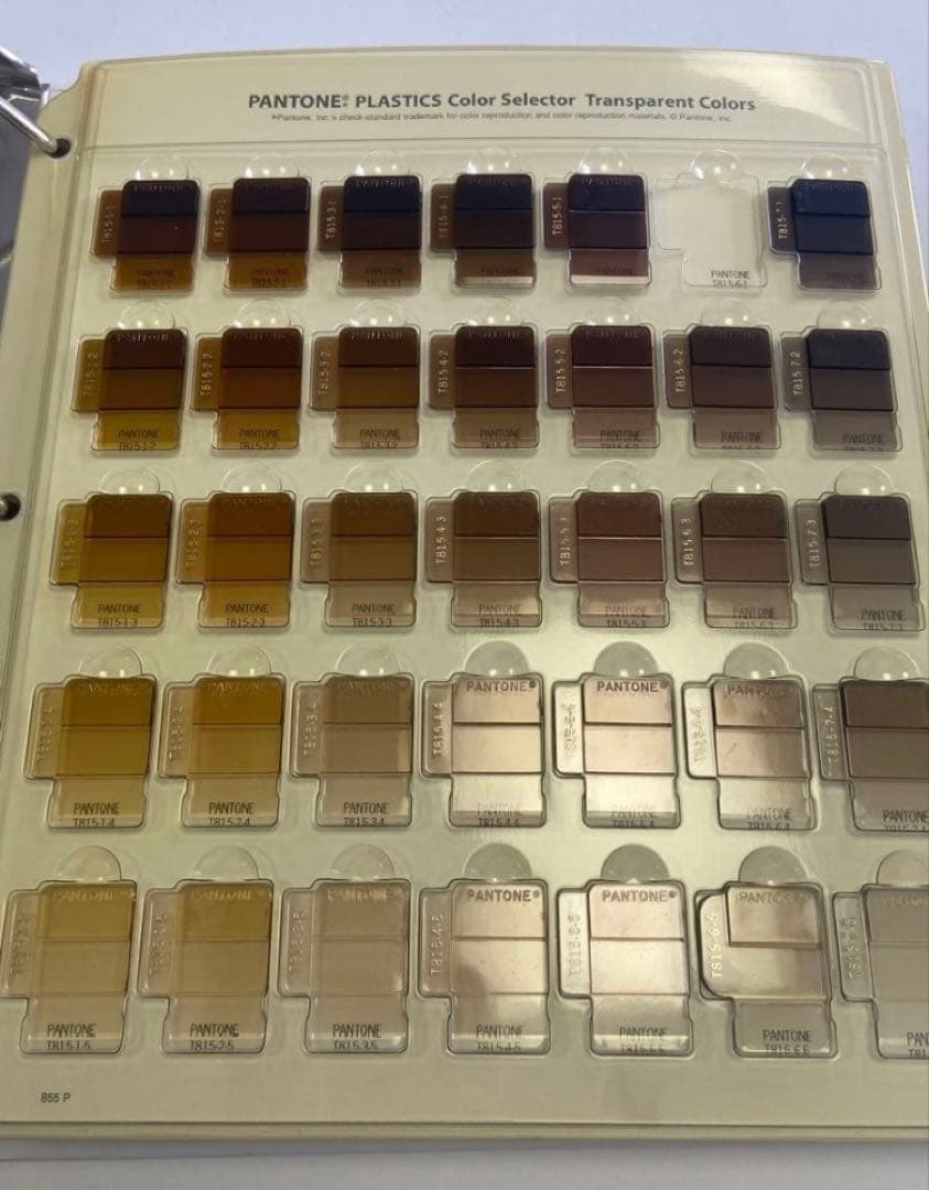 PANTONE plastics color selector 3冊セット