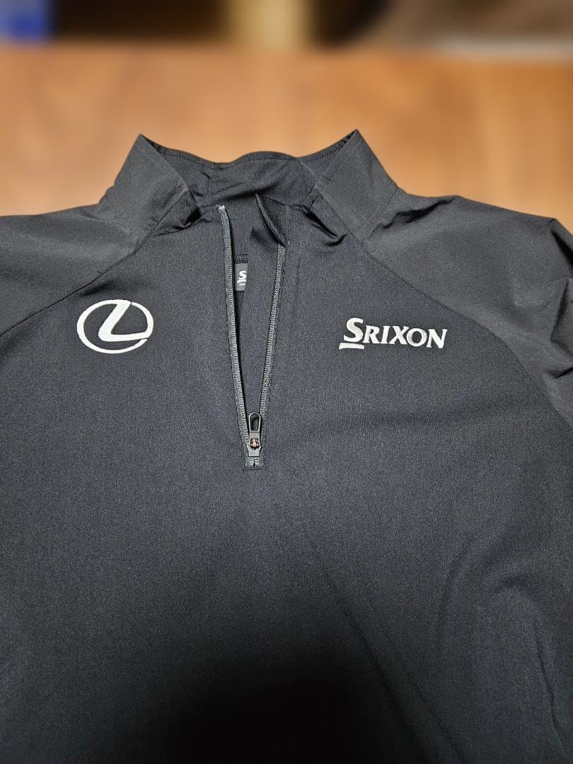 松山選手モデルSrixonカラーブロックハーフジップアップジャケットsizeXL