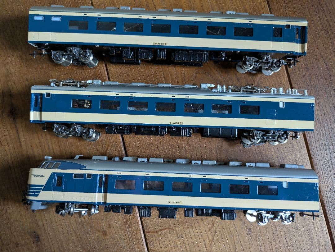 KATSUMI製HOゲージ鉄道模型 3両編成セット