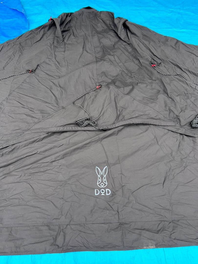 【美品】DOD ワンポールテントRX （M） T3-949-BK