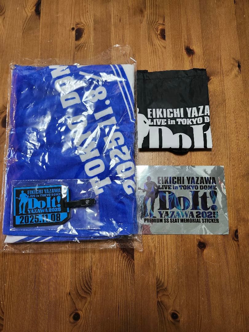 EIKICHI YAZAWA 東京ドームライブタオルセットPSS ピンバッジ無