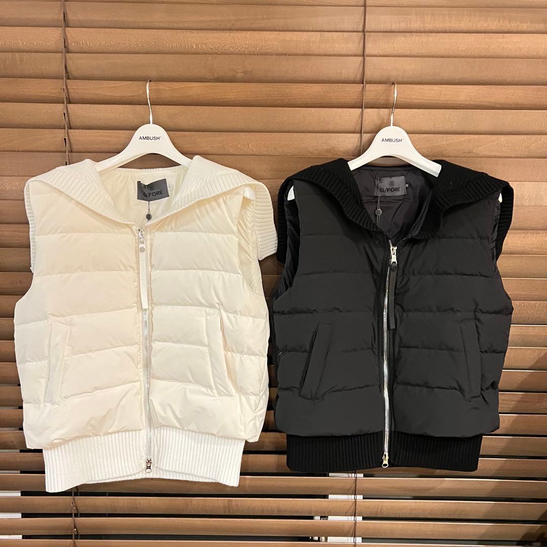 【白M】G/FORE ジーフォア ゴルフ レディース ダウンベスト