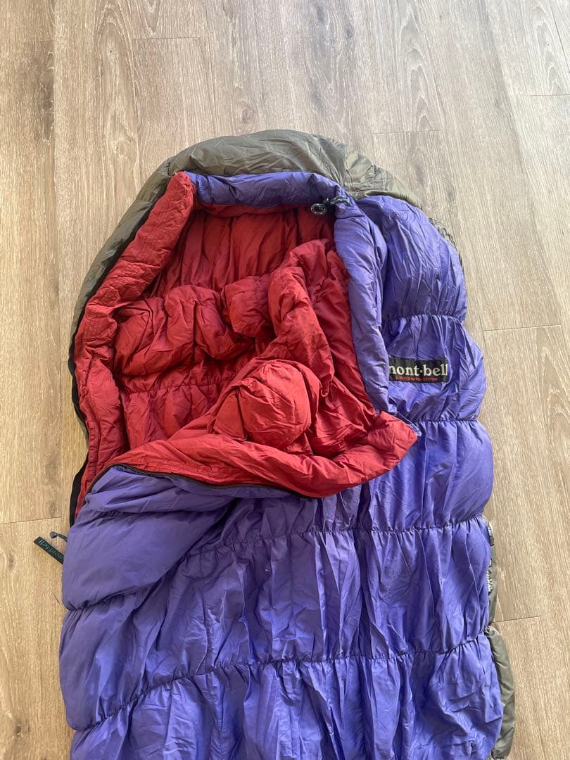 mont-bell 最高グレード#0ダウンシュラフ(保管袋付き)】