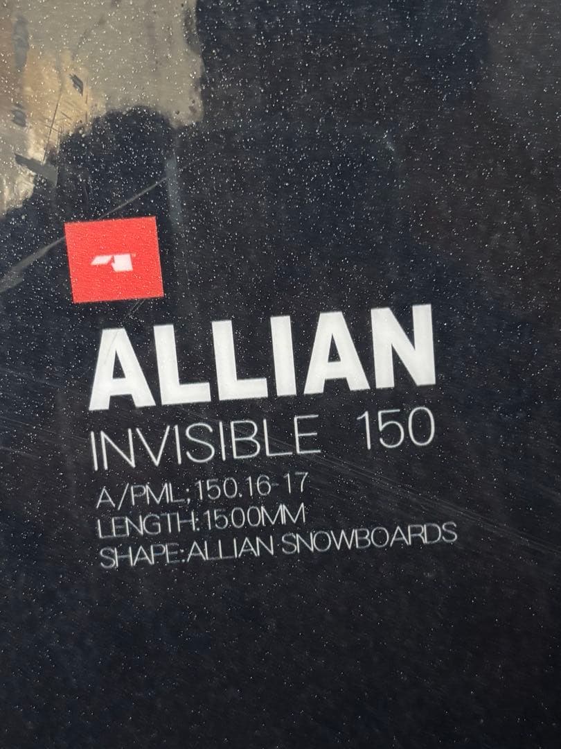 ALLIAN INVISIBLE 150 スノーボード