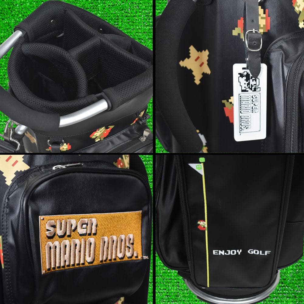 スーパーマリオブラザーズ ゴルフ キャディバッグ 美品！