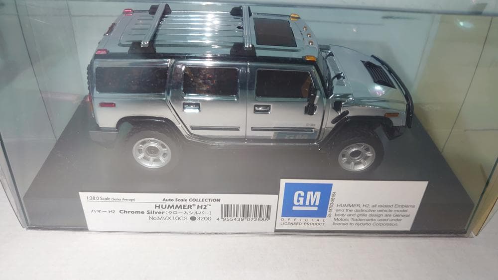 ハマー H2　クロームメッキ ボディ 京商ミニッツ