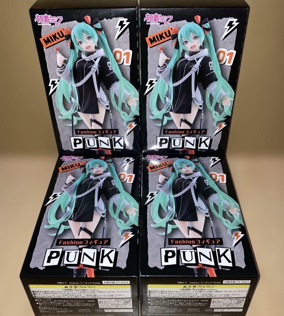 初音ミク Fashion フィギュア Punk 4点セット 新品 未開封