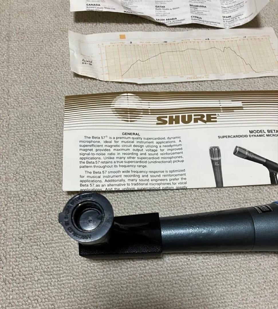 SHURE BETA 57A ダイナミックマイク