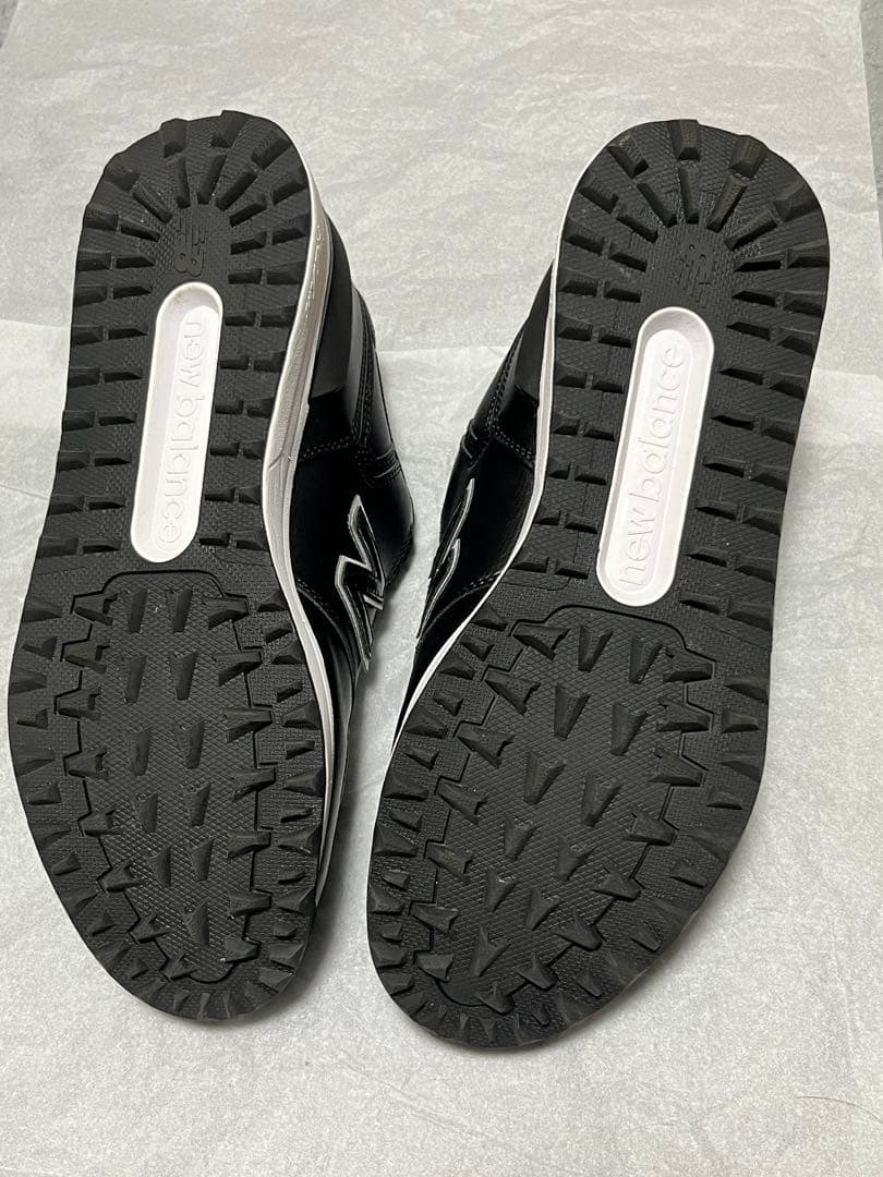 new balance 574 ゴルフシューズ ブラック