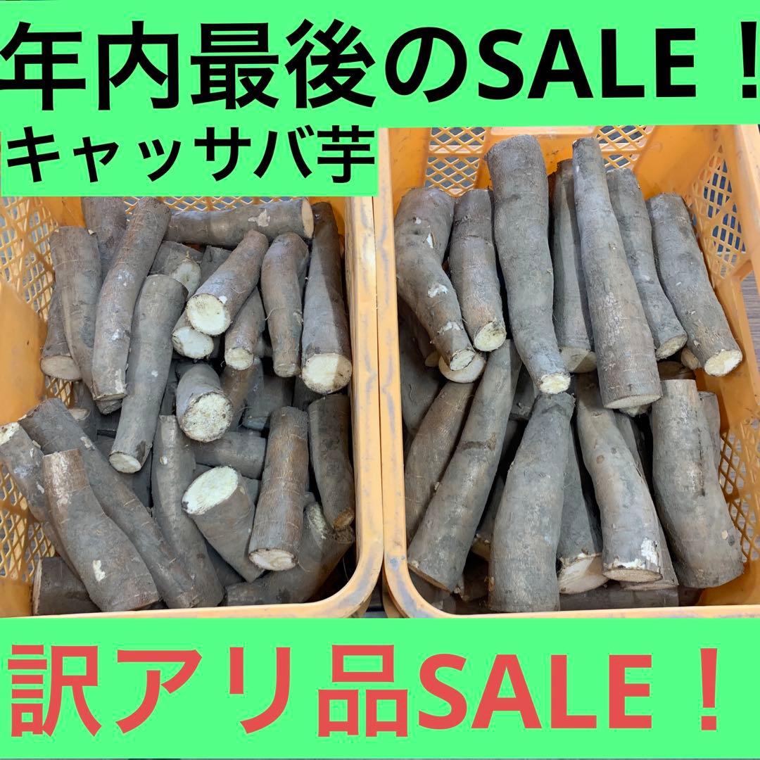 年内最後！商品説明欄必読【訳アリ品SALE！】キャッサバ芋 23kg