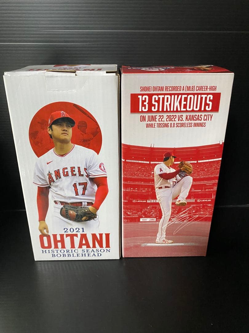 【最安値】大谷翔平 2021年2022年シーズンフィギュア 2体セット