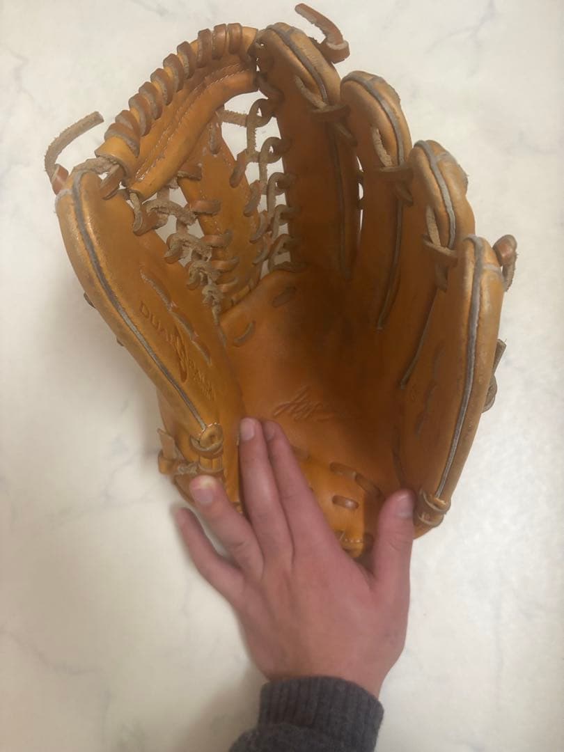 Rawlings 軟式グローブ ブラウン 外野手用
