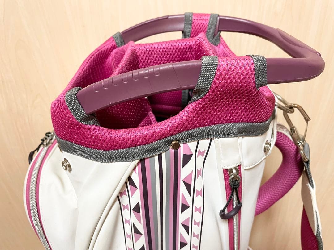 ping G Le キャディバッグ ホワイト/ピンク