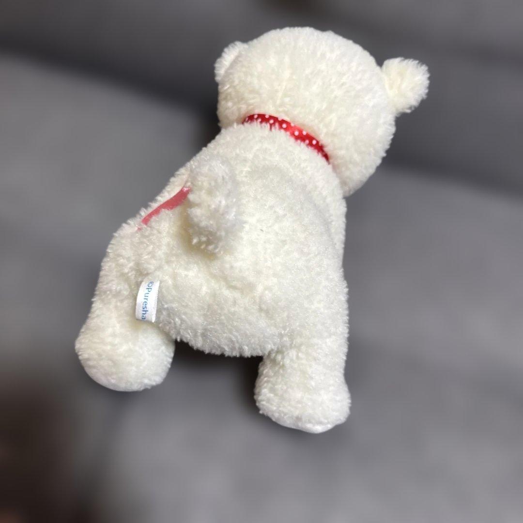 しろくま　アカシアちゃん　ぬいぐるみ（コロルくんの妹）北海道　赤リボン