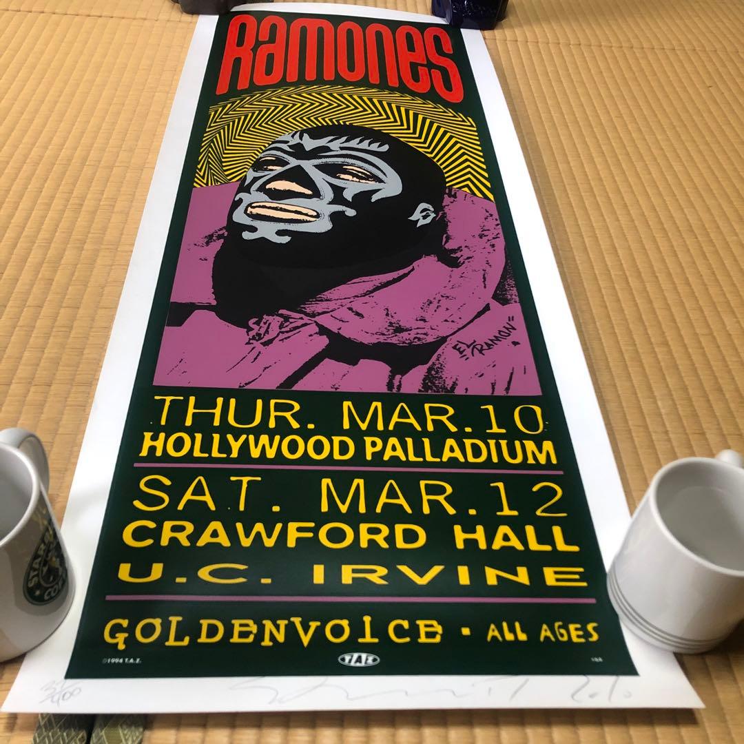 TAZ Ramones 1994 シルクスクリーンポスター