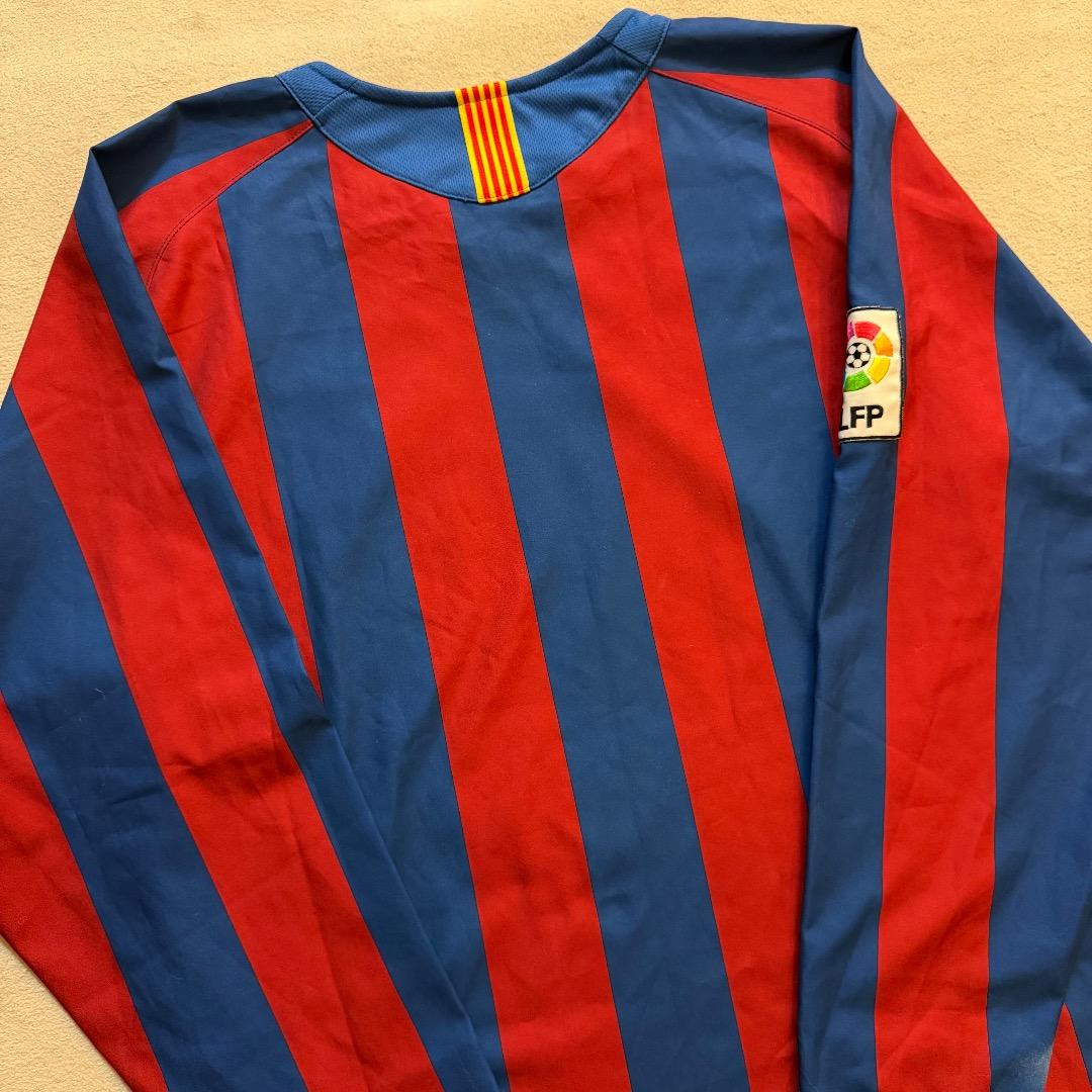 【美品】バルセロナ 05/06 長袖ユニフォーム バルサ ユニフォーム