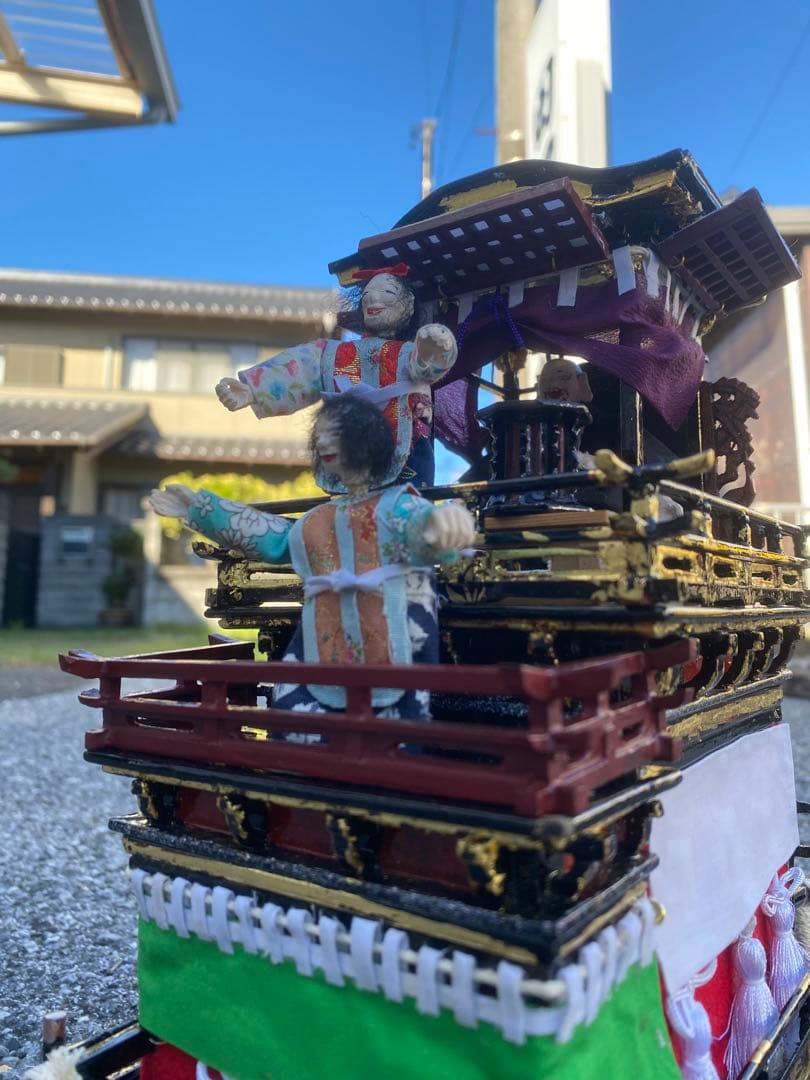 1/20山車ミニチュア 大垣まつり軕　布袋（ほてい）軕