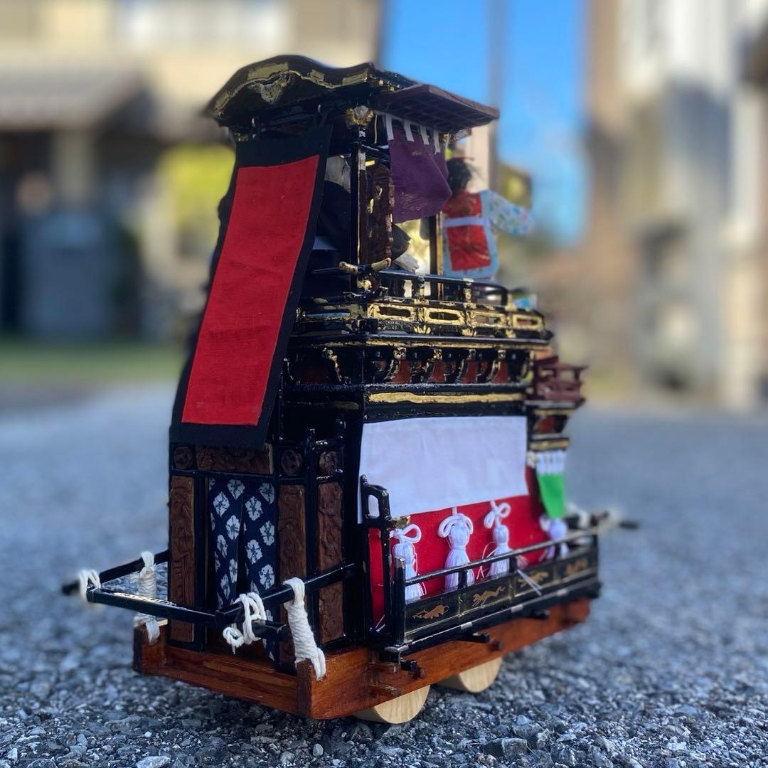1/20山車ミニチュア 大垣まつり軕　布袋（ほてい）軕