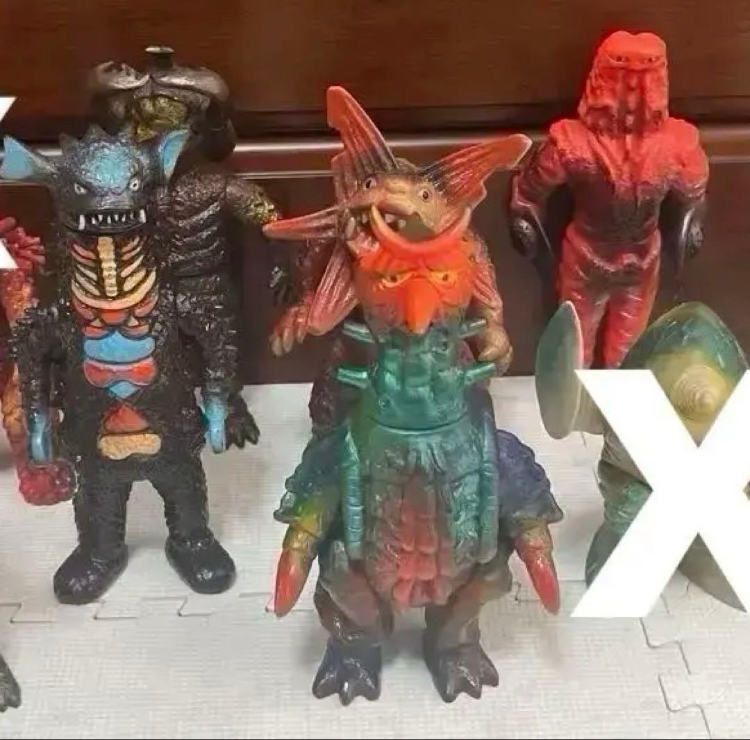 ポピー怪獣足製8体ソフビ