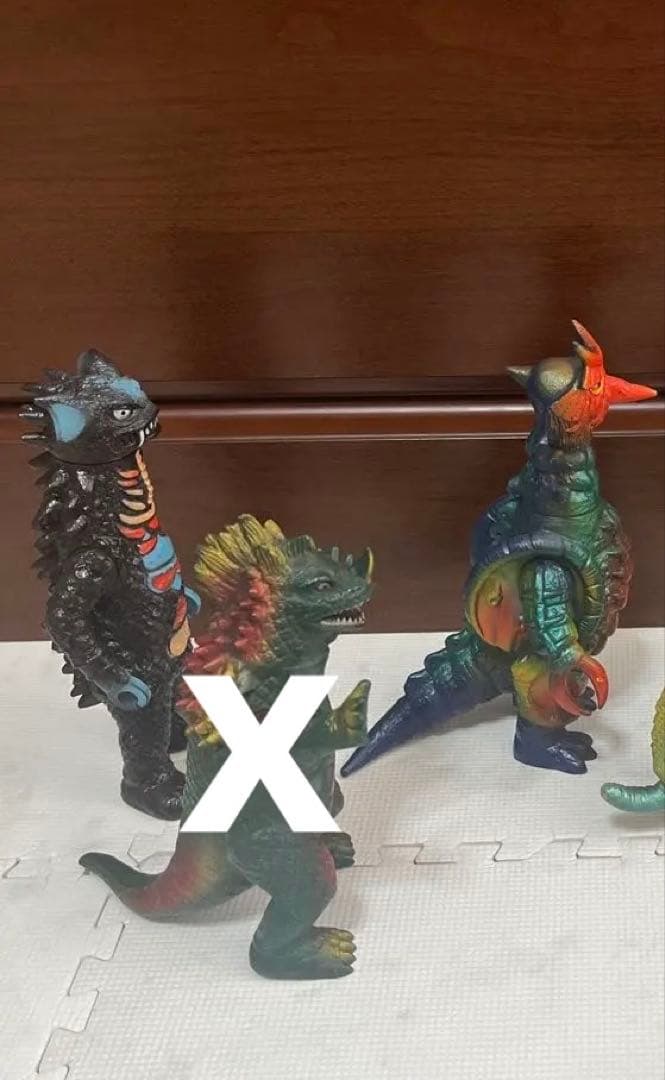 ポピー怪獣足製8体ソフビ