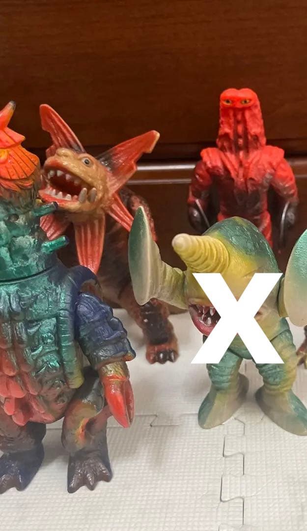 ポピー怪獣足製8体ソフビ