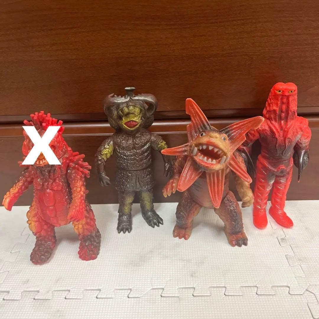 ポピー怪獣足製8体ソフビ