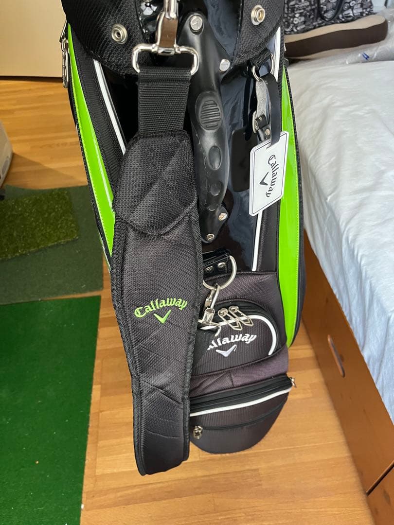 綺麗目　Callaway キャディバッグ ブラック/グリーン