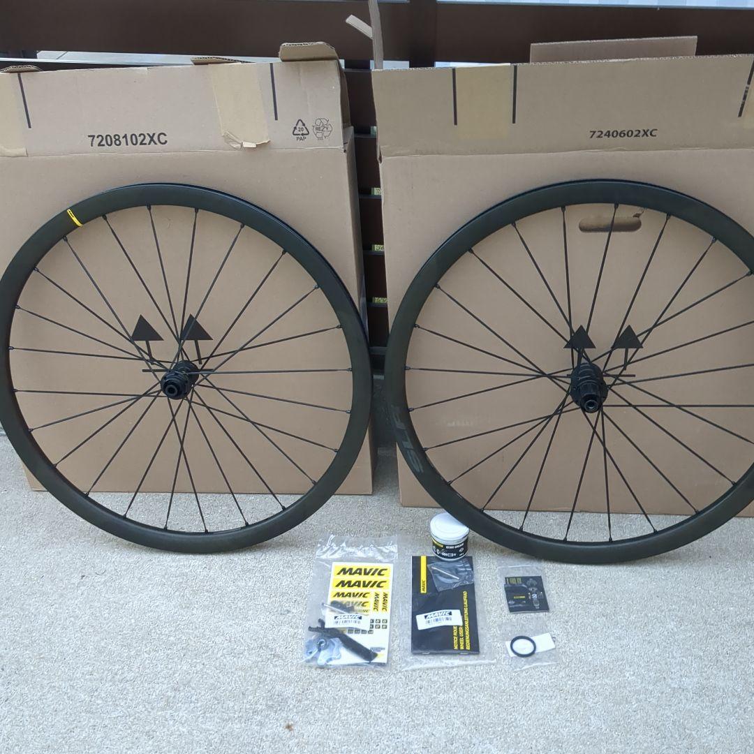 MAVIC COSMIC SLR 32 DISC カーボンホイール前後ペア 美品