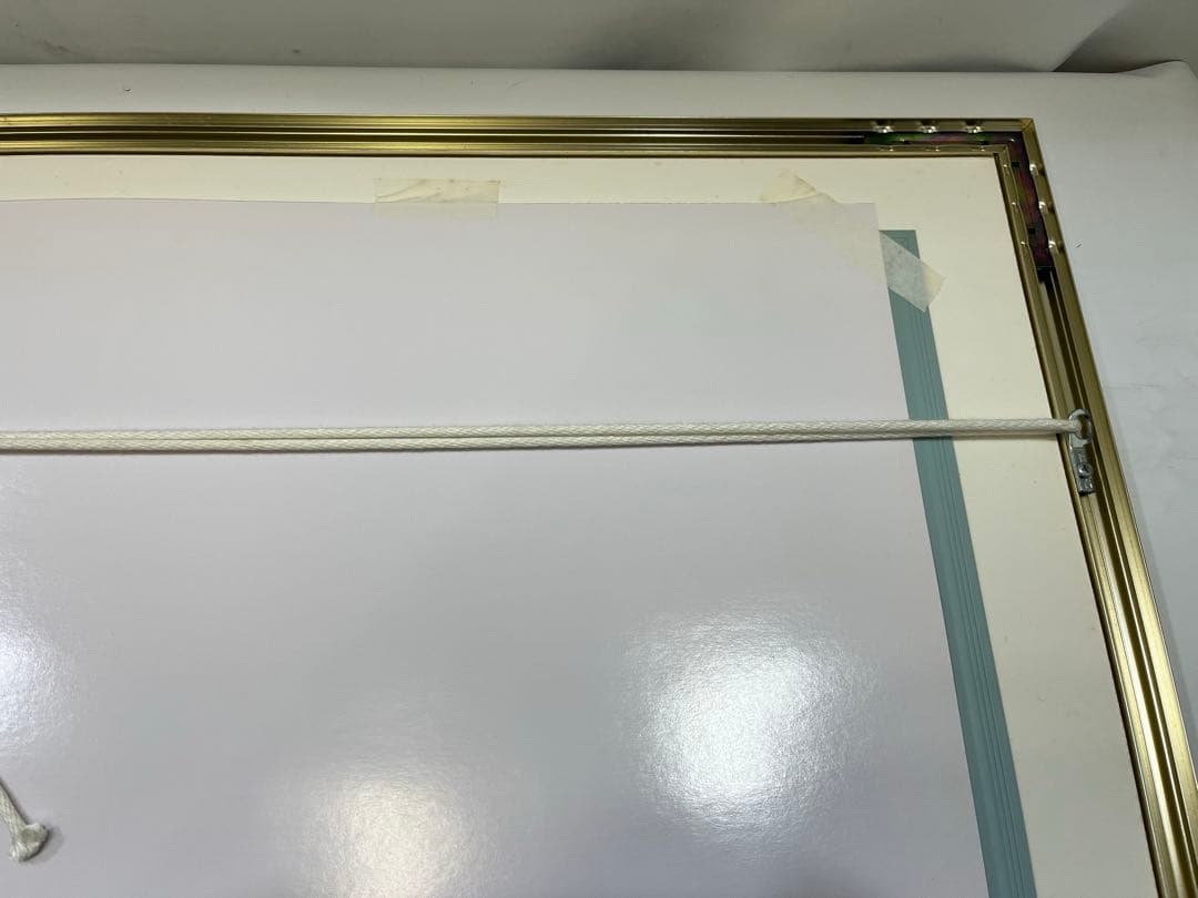 a0131-54笹倉鉄平　アートポスター　ハイベルアート　「ラゴ　マジョーレ」