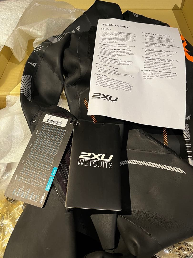 2XU PROPEL フルスーツ ブラック/オレンジ